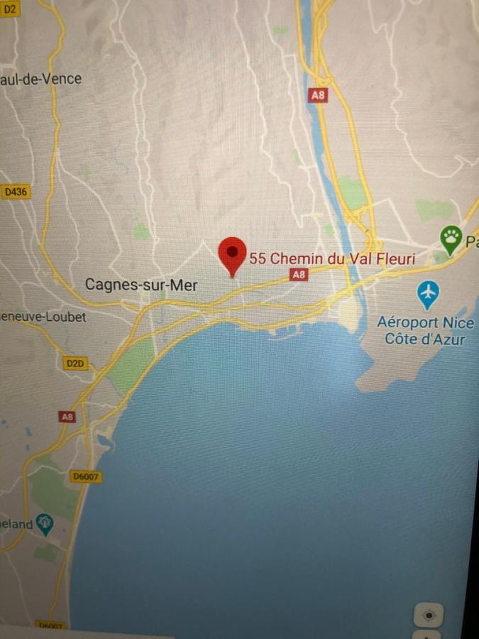Villa C3 Arthur Rimbaub Chambre D'Hote Piscine Proche Mer Plage 600M Cagnes-sur-Mer Bagian luar foto
