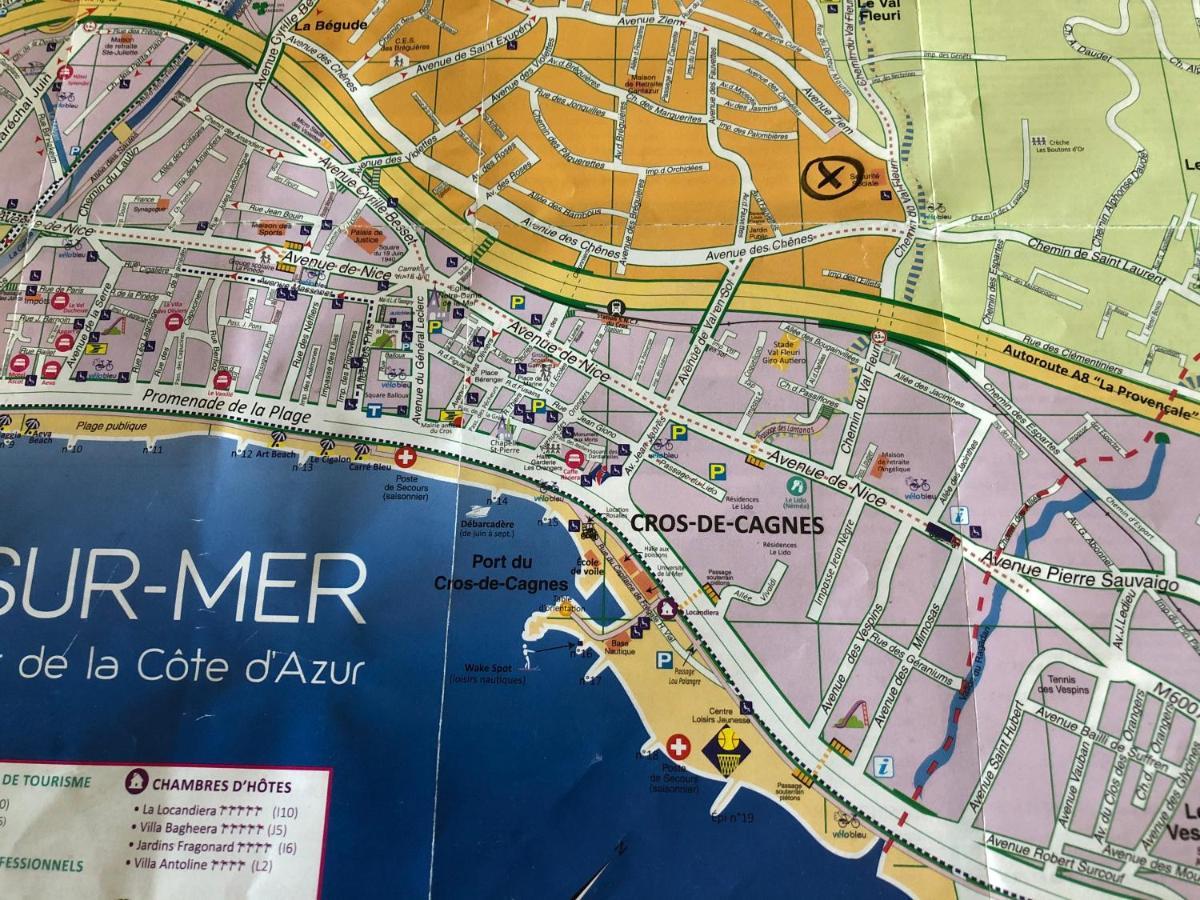 Villa C3 Arthur Rimbaub Chambre D'Hote Piscine Proche Mer Plage 600M Cagnes-sur-Mer Bagian luar foto